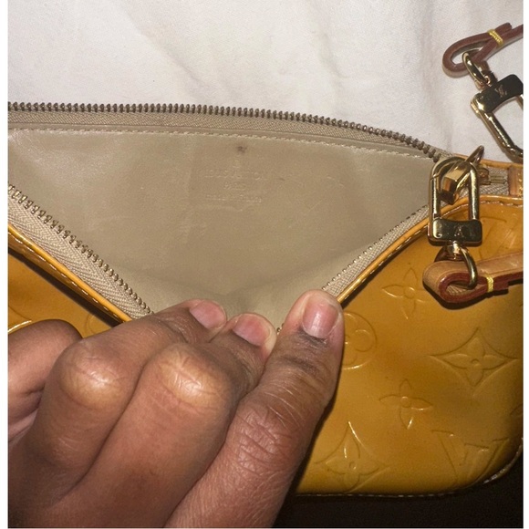 Louis Vuitton Gold Embossed Clutch